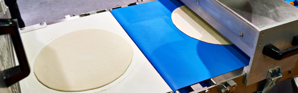 Conveyor for pizza making