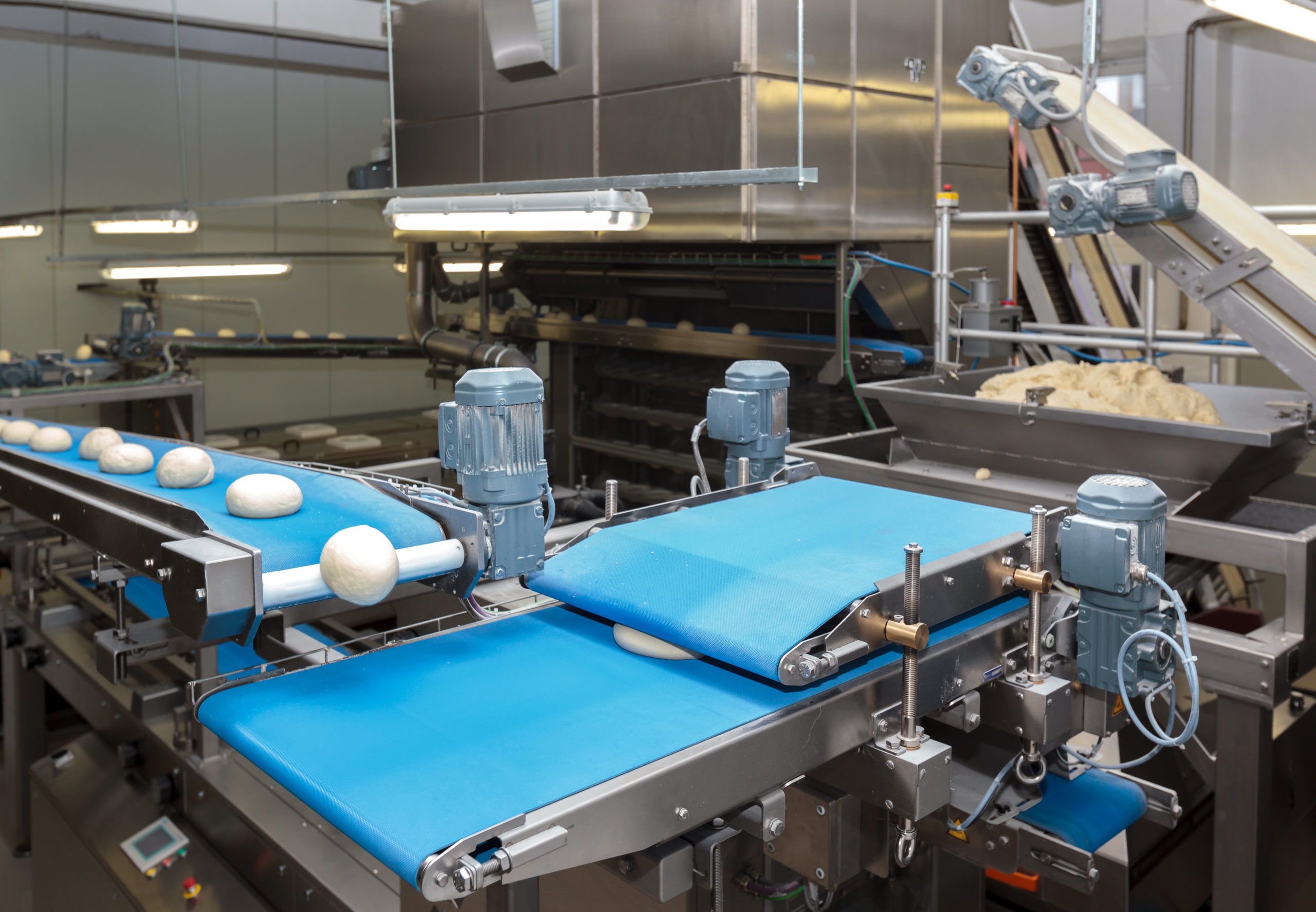 Baked Breads on the production