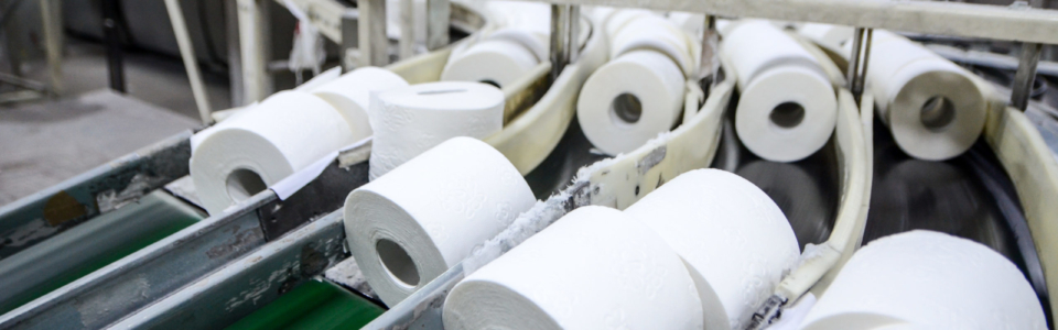 Production,Of,Toilet,Paper,In,Factory.,Toilet,Paper,Rolls,Making